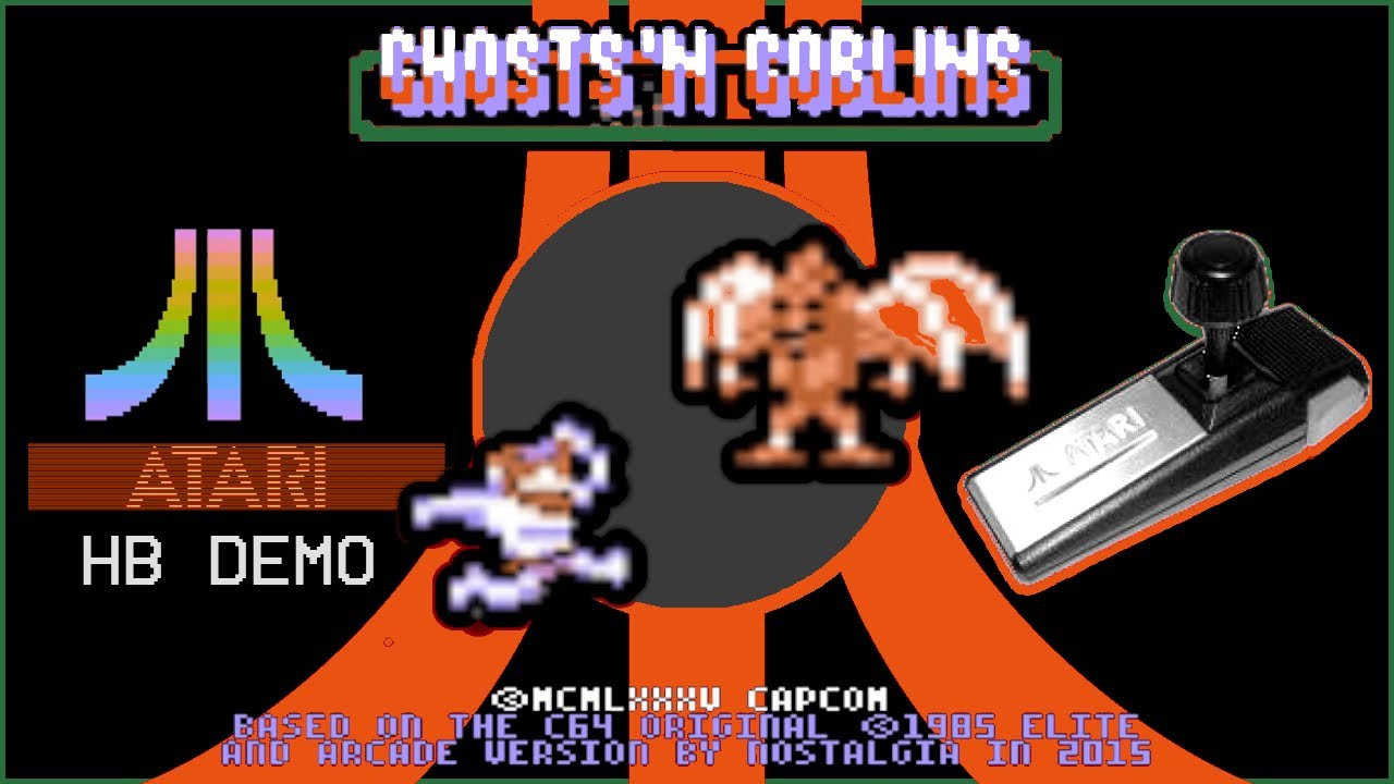 Atari Demos/Prototypes: Ghosts 'N Goblins by Nostalgia (2015) Atari 7800