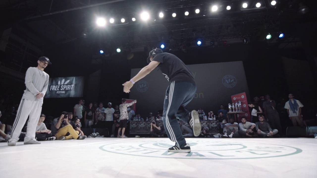 Arejay vs Gucchon - 1 vs 1 Popping 1/2 Final - Free Spirit Championship 2016