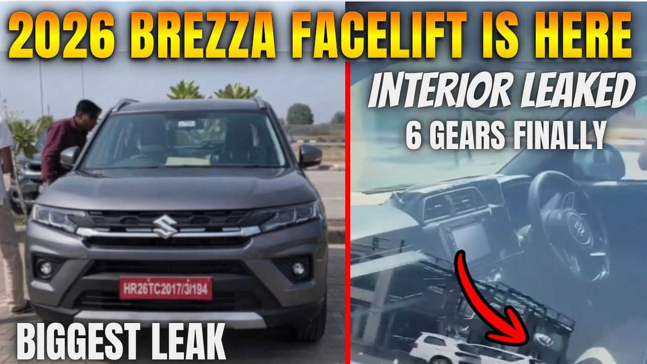 FULLY LEAKED🚀 Brezza Facelift 2026 Interior Brezza facelift 2026 launch date | brezza features 2026
