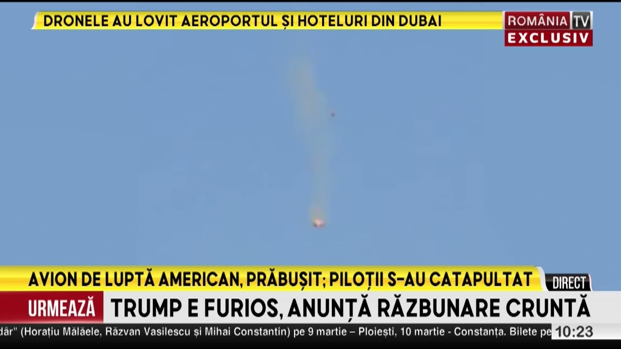 Avioane de luptă americane s-au prăbușit în Kuweit. Toți piloții au ajuns la spital