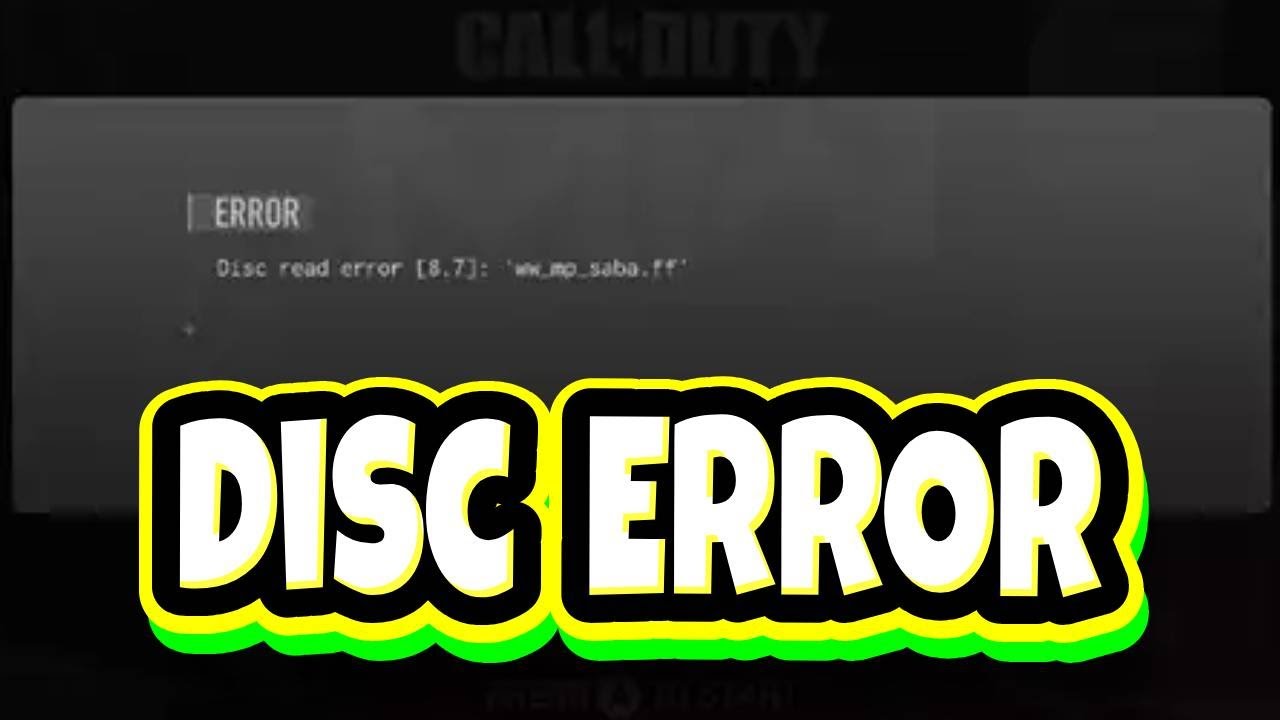 CÓMO REPARAR EL ERROR DE LECTURA DE DISCO en MW3 ... (Disc read error [8.7]: ‘spa_code_post_gfx.ff’)
