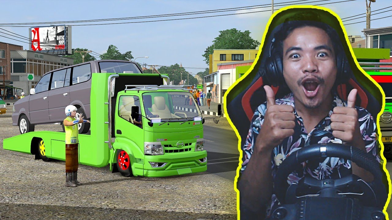 MANTAP!! TRUK HINO CEPER TOWING MOBIL KIJANG - ETS2