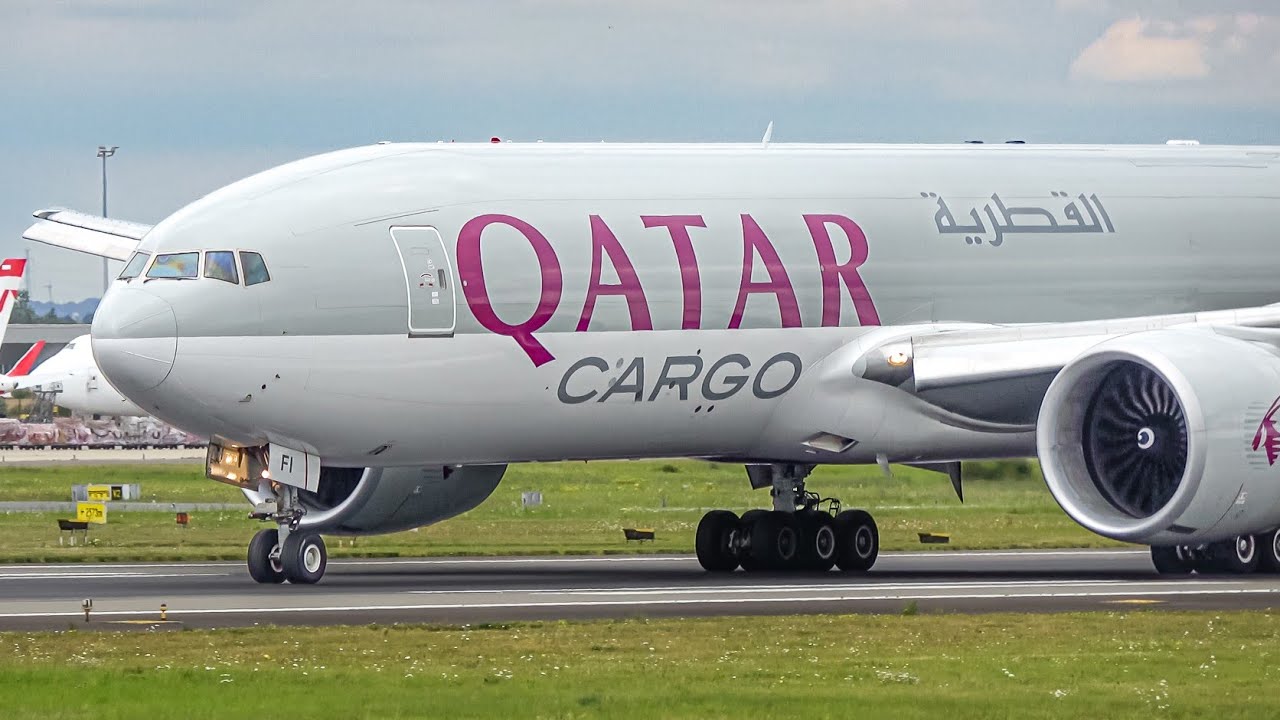 (4K) HEAVY Cargo Planes Take-off and Landing - A LOVELY Summer Plane spotting day at Liège!