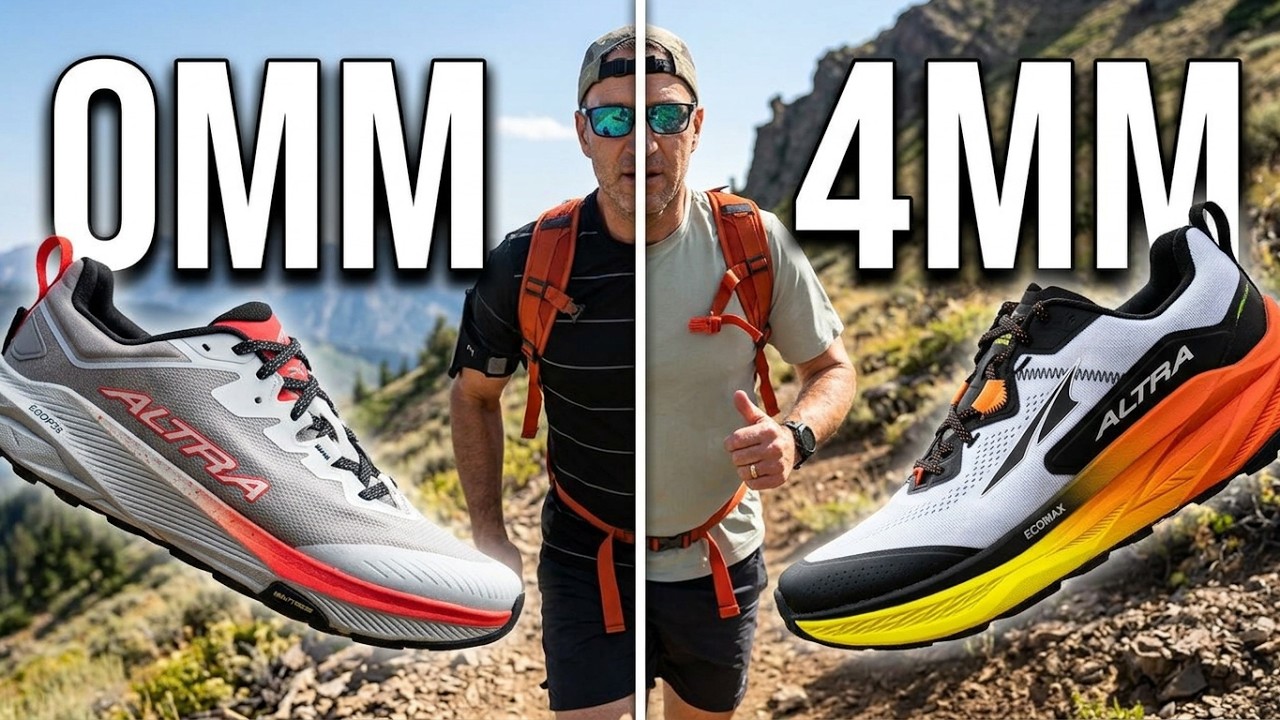 Zero Drop vs 4mm Shoes: Why Does It Matter? The Trail Shoe Difference Explained