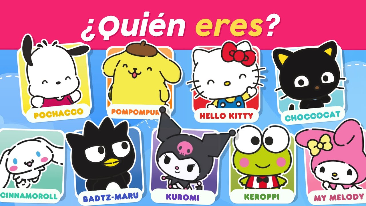 TEST: ¿Qué personaje de Sanrio eres? ✨🤩| Descúbrelo con este divertido Test! | Esta Es Tu Trivia✨