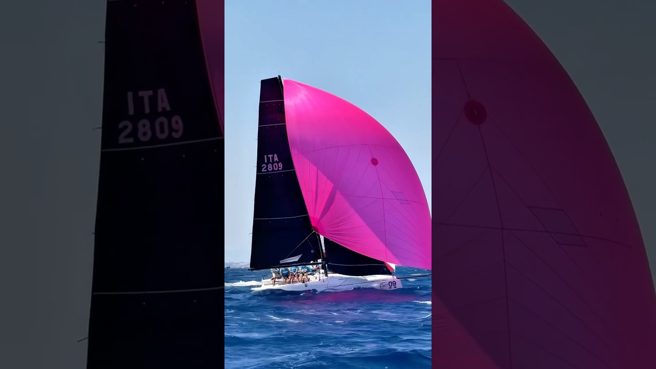Ripping downwind with the ClubSwan 28@yccs_portocervo