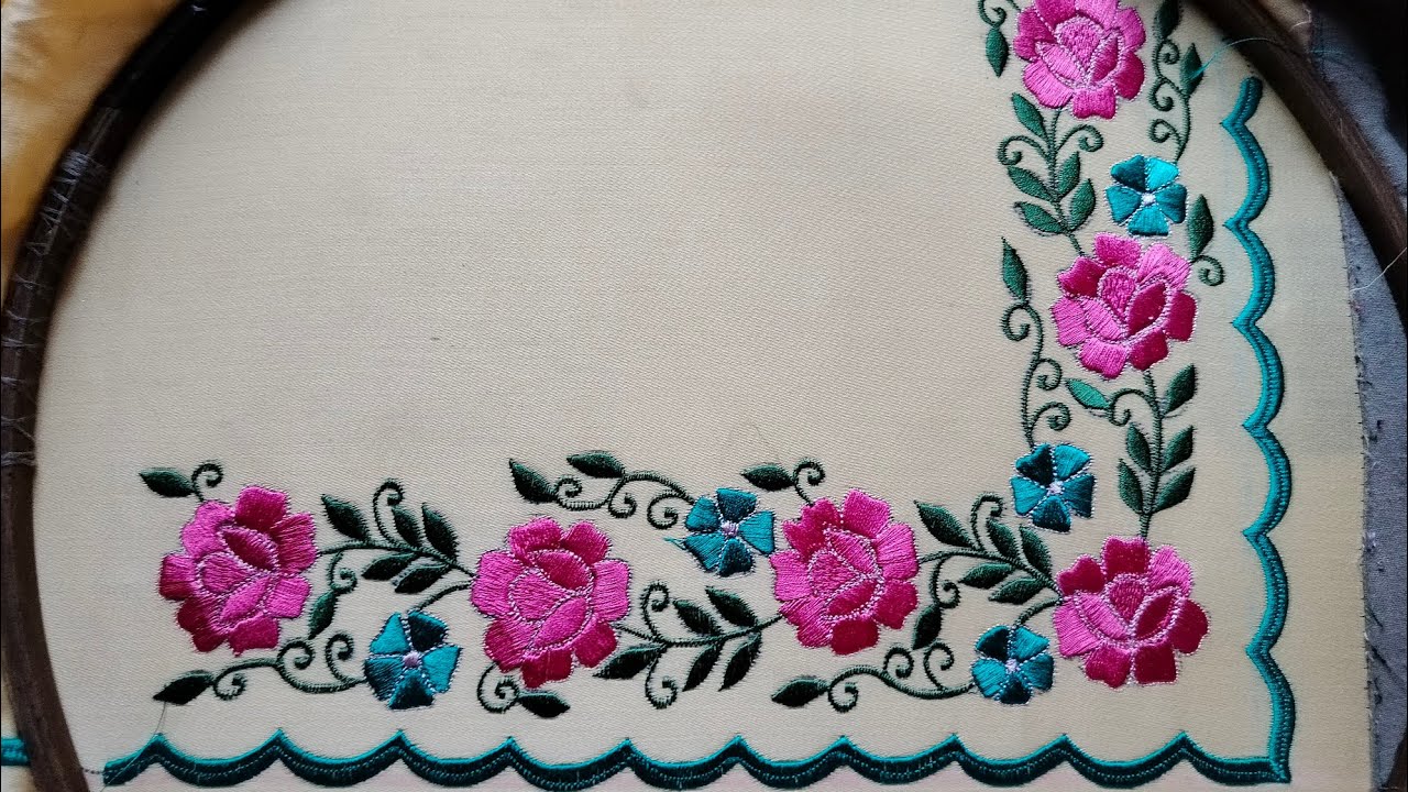 cutwork bel design machine embroidery.