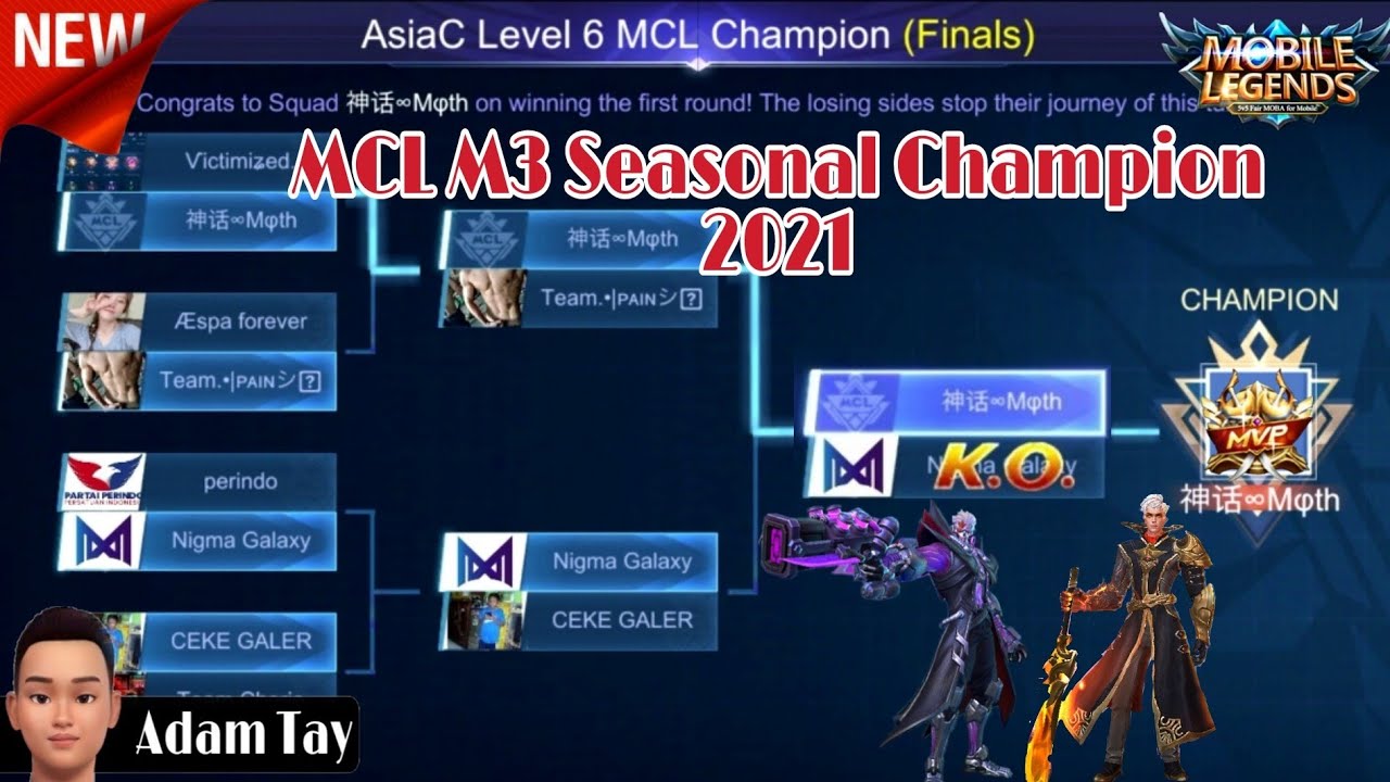 #MCLM3SeasonalChampion?!?! [18/12/2021] || MCL M3 Seasonal Tournament With My Squad Members & Friend