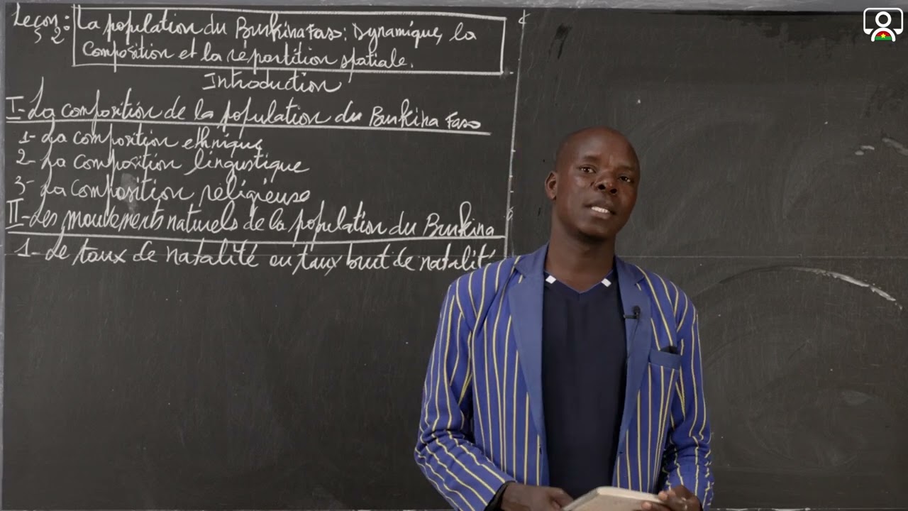Cours - 5e - Géographie : La population du Burkina Faso 3/6