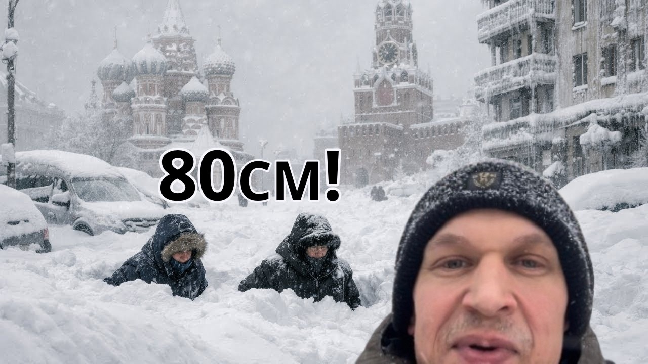 The Final 100 Year Record Snowfall In Moscow!