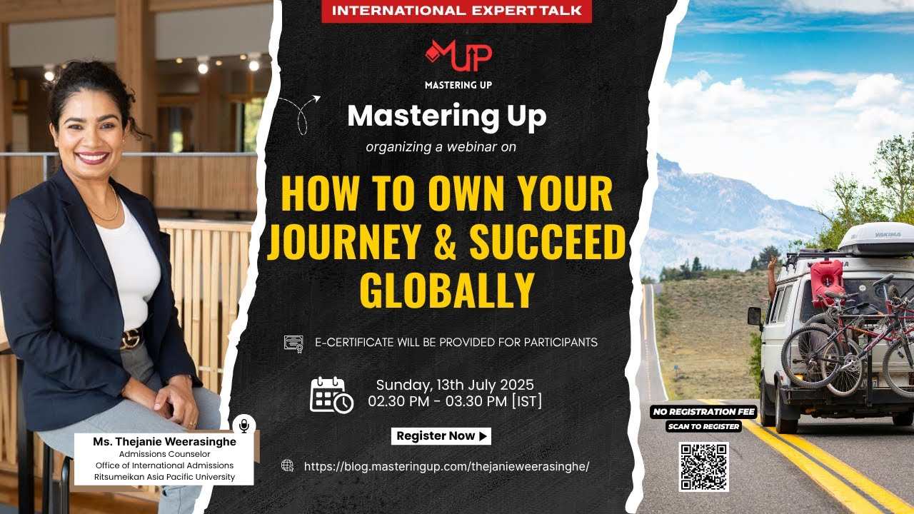 How to Own Your Journey & Succeed Globally | Ms. Thejanie Weerasinghe | Mastering Up