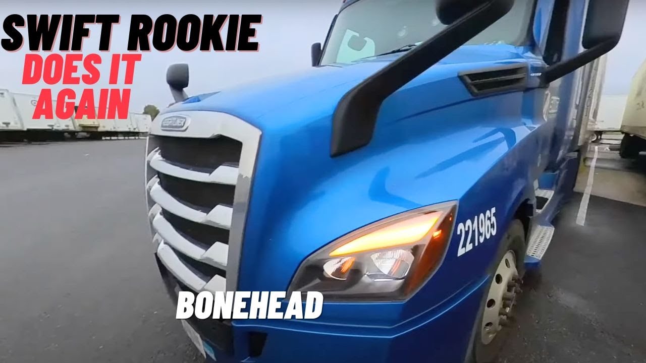 SWIFT DOES IT AGAIN! Rookie Bonehead Trucker (A Day in the Life)