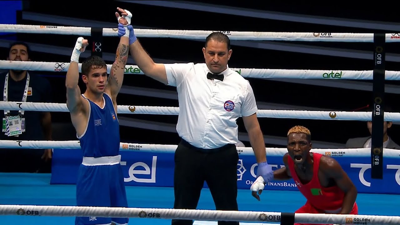 QF (51KG) CHINYEMBA PATRICK (ZAM) vs MOLINA SALVADOR MARTIN (ESP) | IBA World Championships 2023