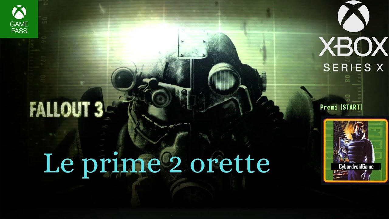 Fallout 3 - XBOX S|X GAMEPLAY ITA - Senza commento-No Commentary