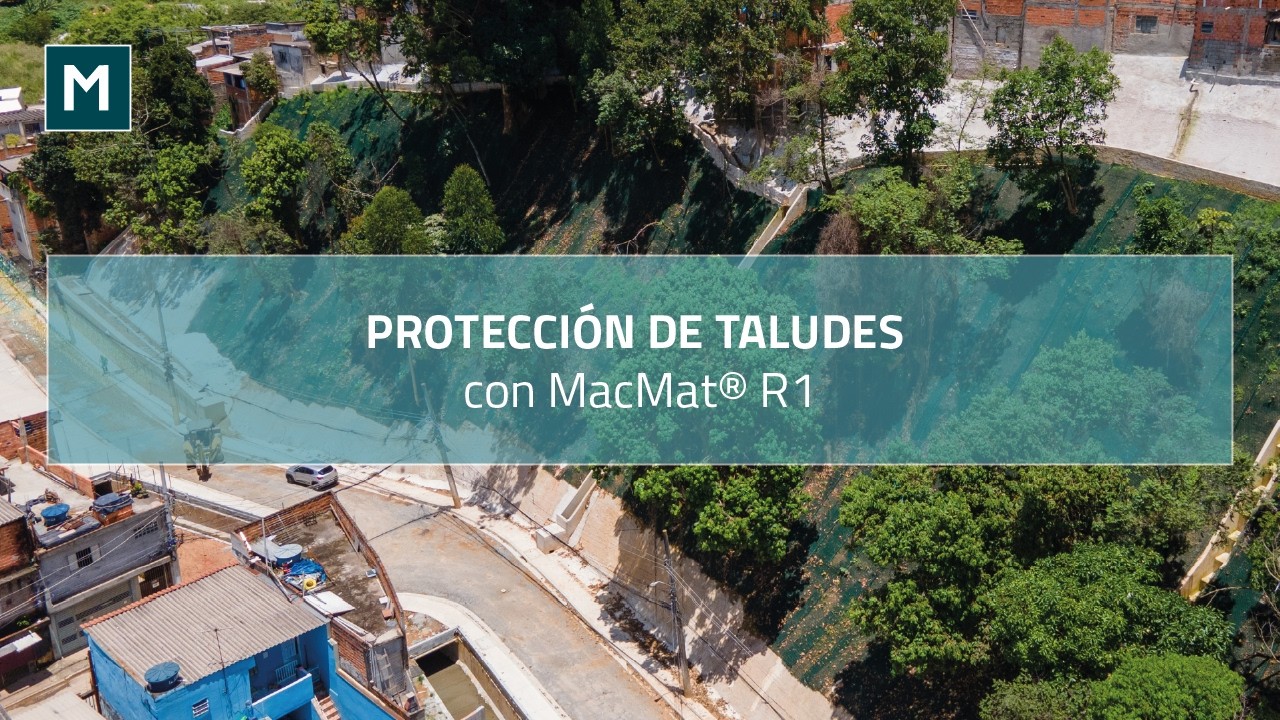 Protección de Taludes con MacMat® R1 - Jardim Hebrom, São Paulo, SP | Brasil