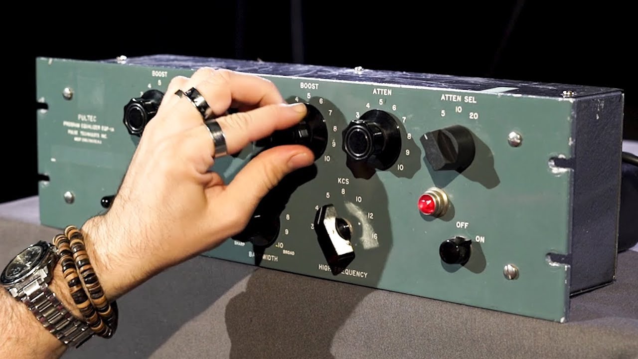 Винтажный Pultec EQP-1A в действии