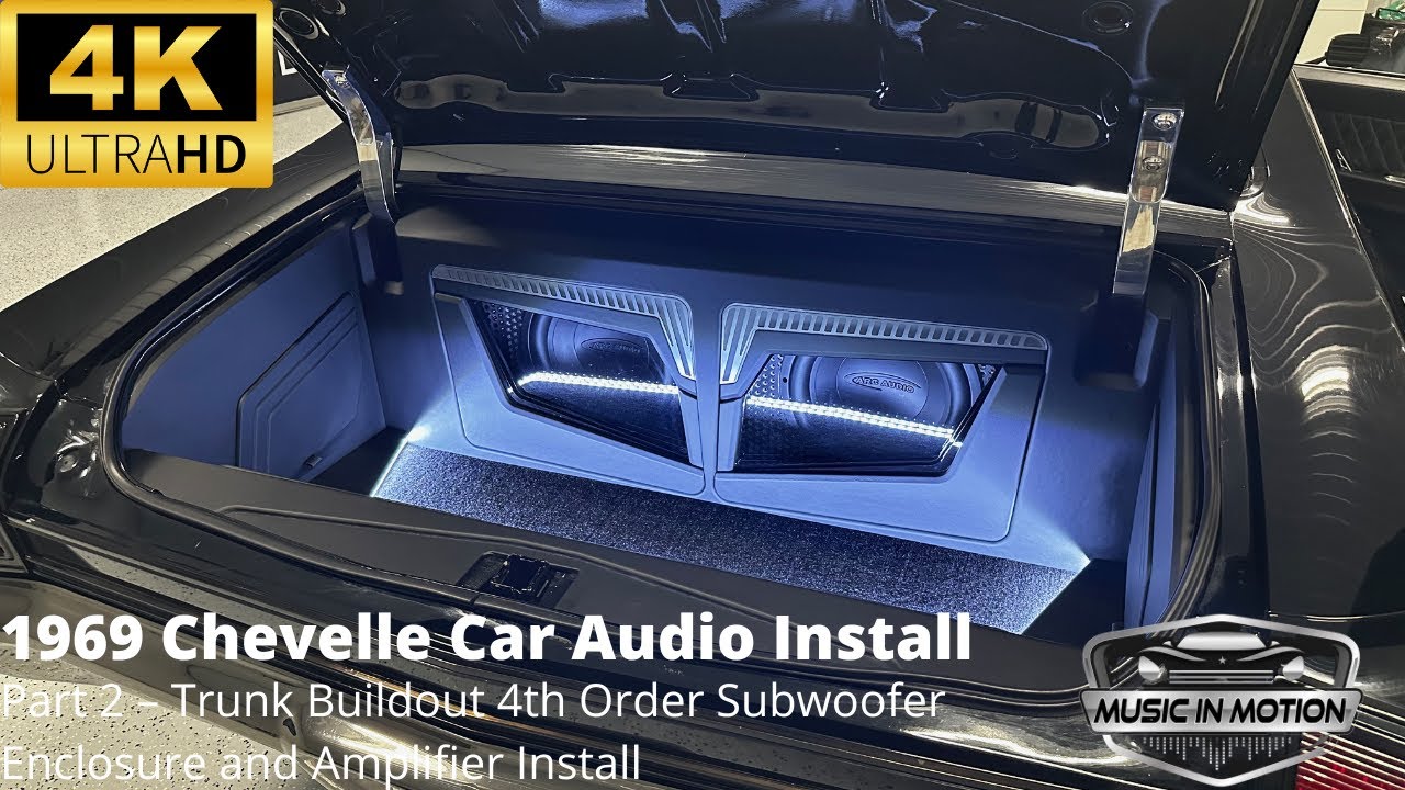 1969 Chevrolet Chevelle Video 2: Trunk Buildout 4th Order Subwoofer Enclosure and Amplifier Install