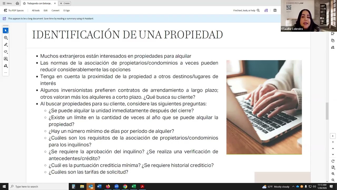 Trabajando Con Extranjeros Con Claudia Cobreiro