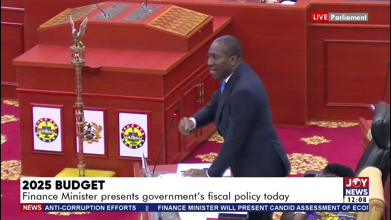 SPEAKER DISPLEASED😡! 2025 Budget: You are not in a shouting battle - Alban Bagbin to Afenyo-Markin