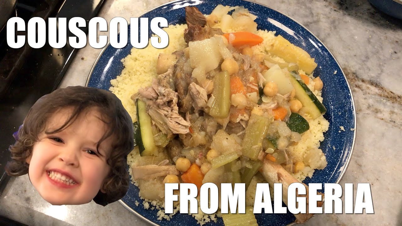 COUSCOUS RECIPE from ALGERIA | Around the World in One Kitchen |  Cooking With Kids