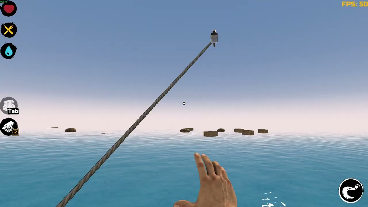 Survive On Raft oynadım