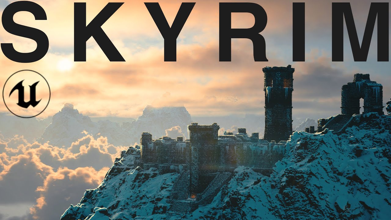 High Hrothgar: Skyrim in UNREAL ENGINE 5 [4K]