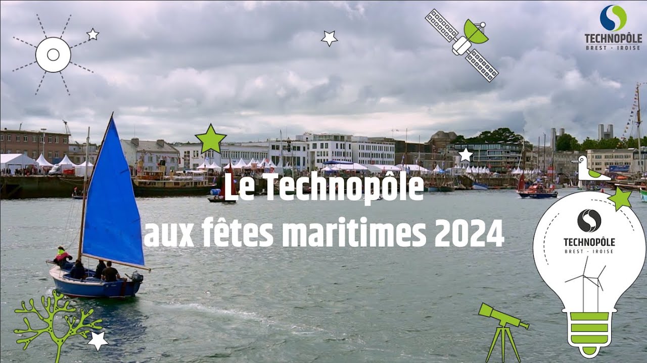 Retour en vidéo sur le Technopôle Brest-Iroise aux Fêtes maritimes de Brest 2024.