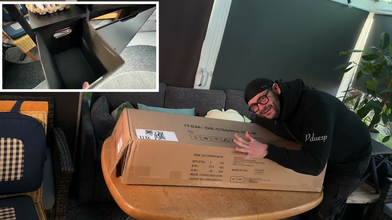 YOURLITE Schuhschrank schmal mit 3 Klappen,Schuhkipper Hoch Metallrahmen Unboxing und Anleitung