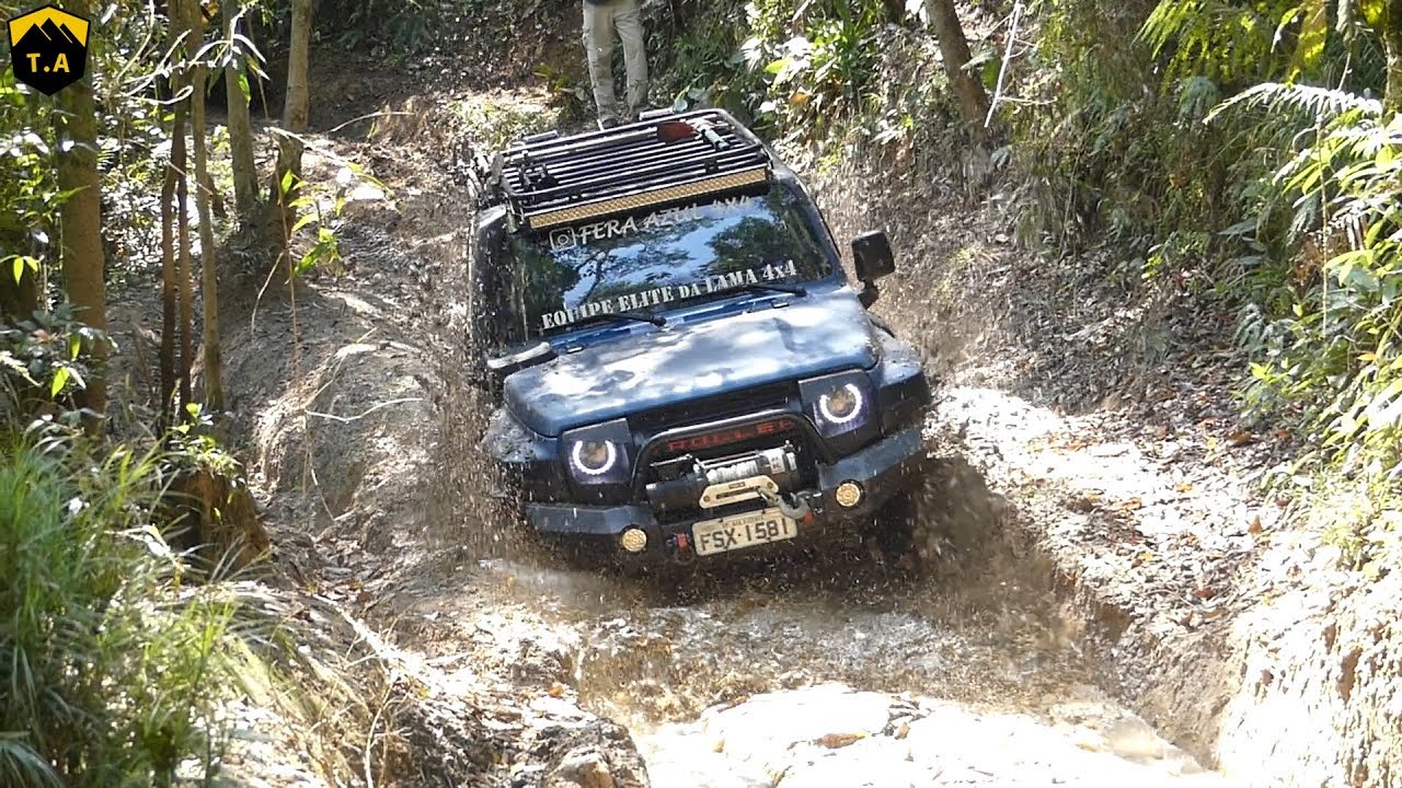 Trilha da Fazenda Matarazzo - Mogi das Cruzes - Troller T4 novo e antigo