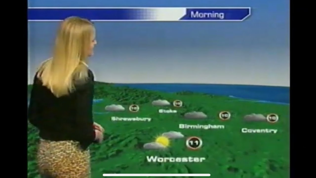 End of ITV Central News including Central Weather with Joanna Rice 2002
