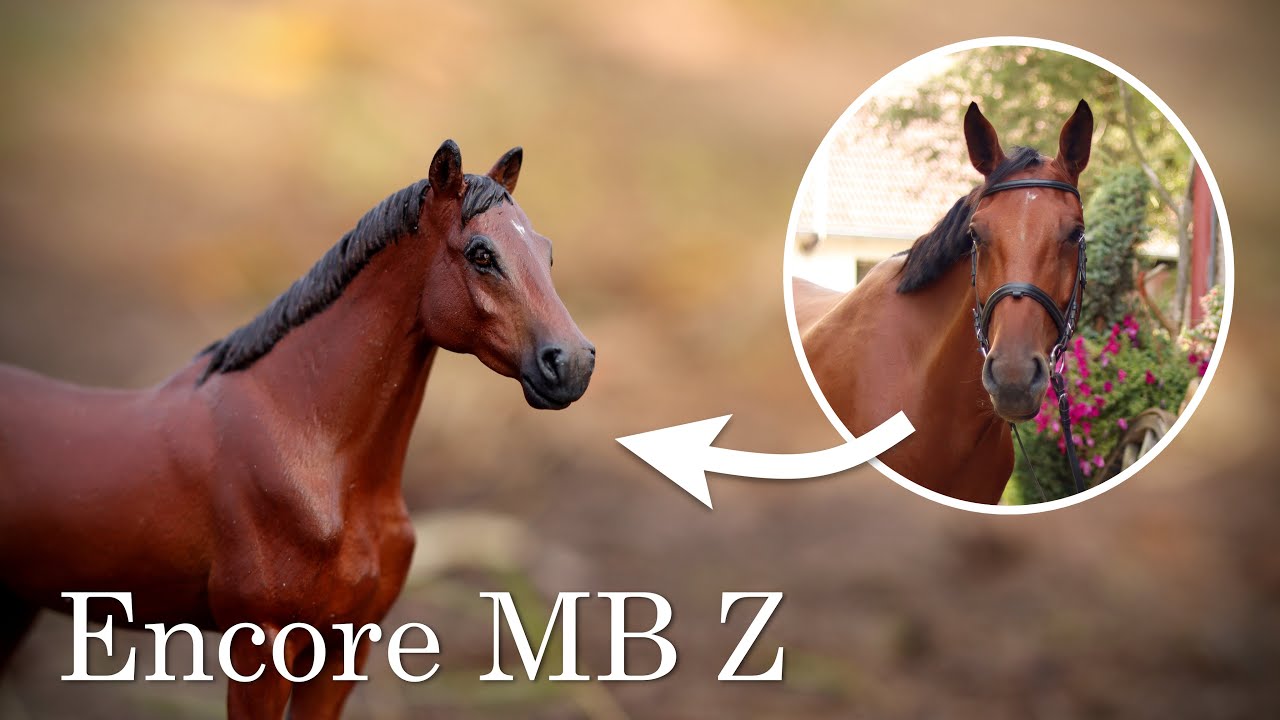 Custom 🐴| Encore MB Z| Malowanie modelu Mojo na portret prawdziwego konia maści gniadej |