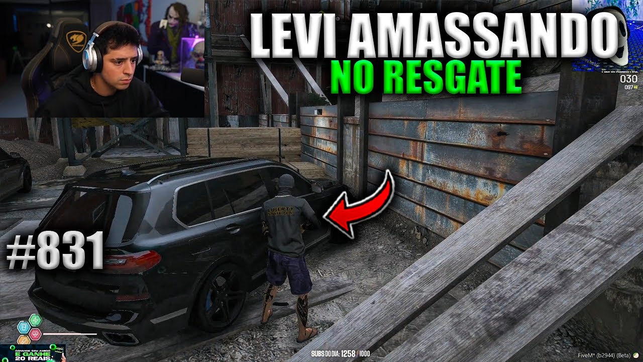 LEVI AMASSANDO NO RESGATE DO CAVEIRA! EP 831