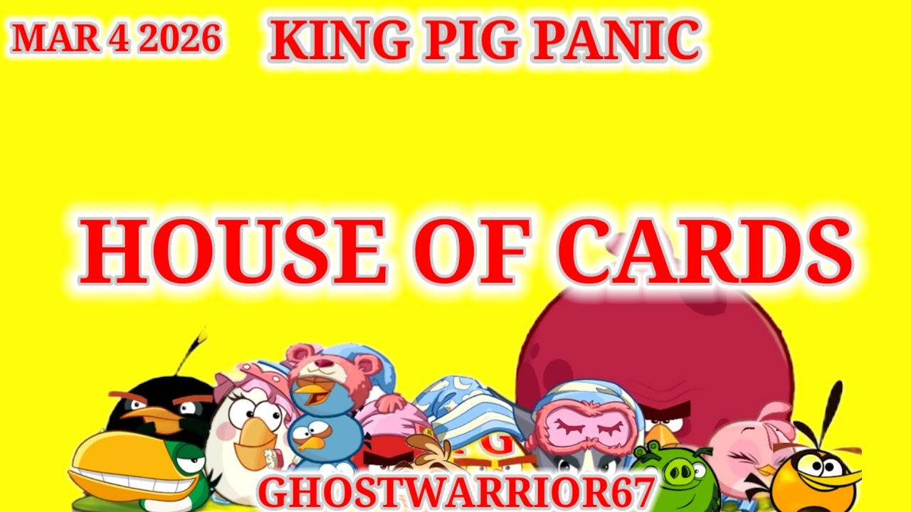 Angry birds 2 King Pig Panic 2026/03/4 & 2026/03/5 Done easily, after Daily Challenge 