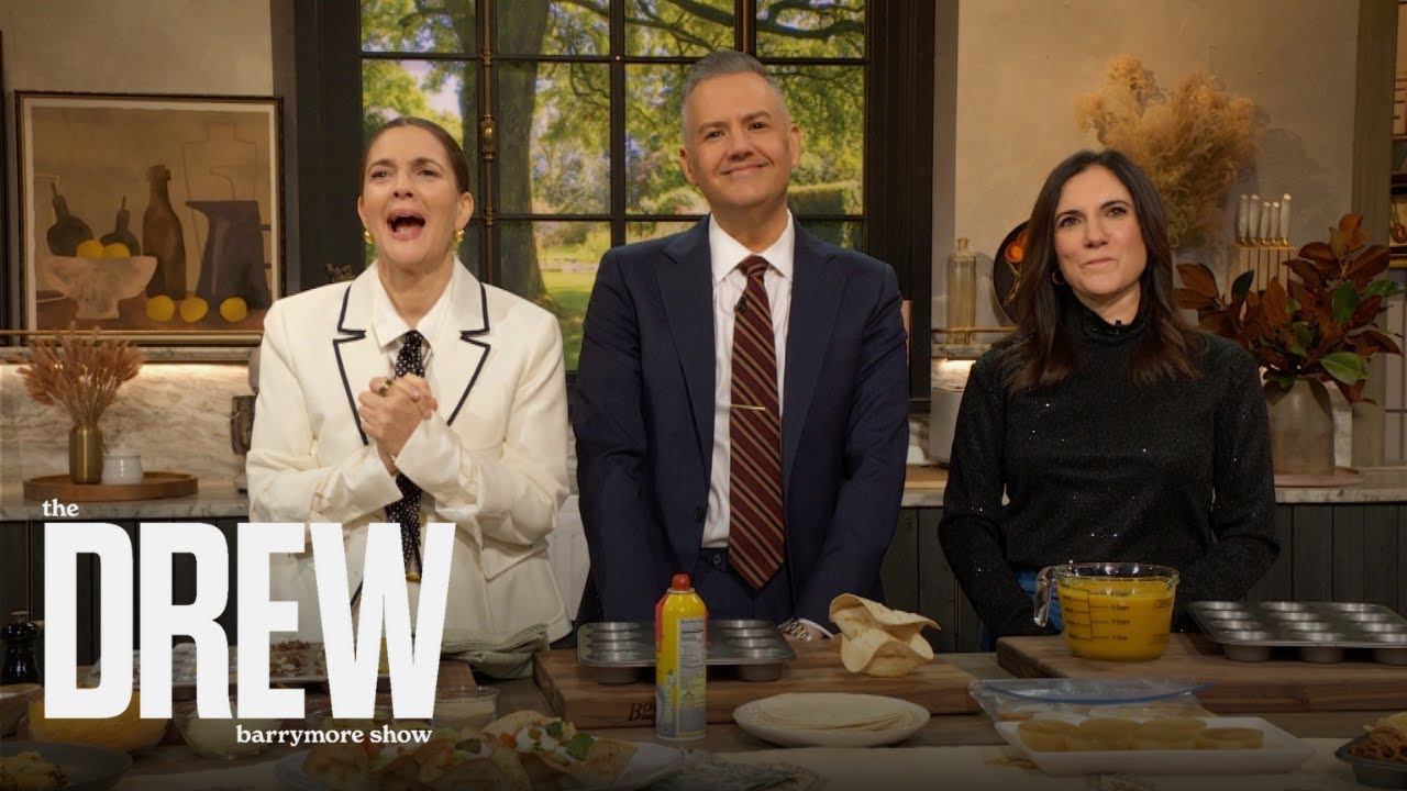 Drew Barrymore and Ross Mathews Learn Surprising Food Hacks Using Muffin Tins! | Drew Barrymore Show