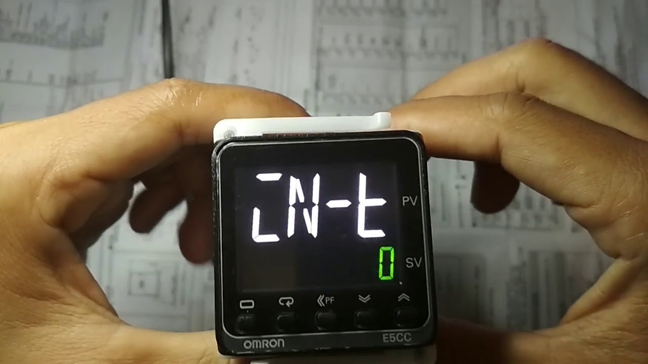 Cara Setting Parameter Omron  E5cc