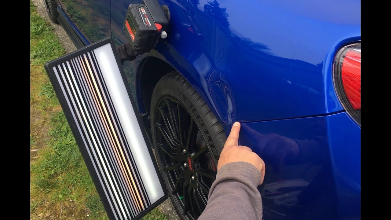 PDR Vs. 2014 Subaru BRZ Racecar🏎Fender Dent #undented #PDR