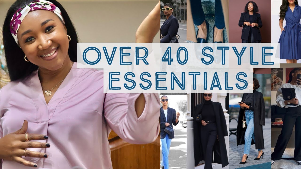 10 Wardrobe essentials for women over 40  #fashionover40 #wardrobeessentials