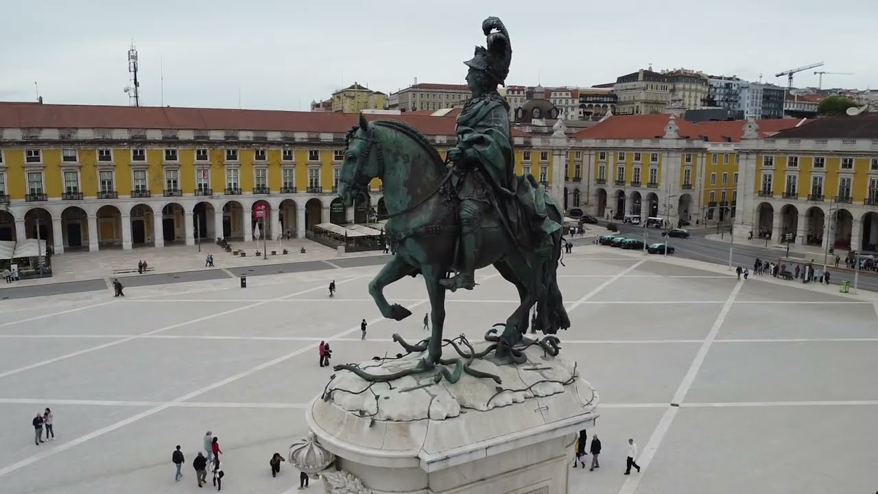 Praça do Comércio - Terreiro Do Paço - Lisboa - Lisbon | Drone 4K