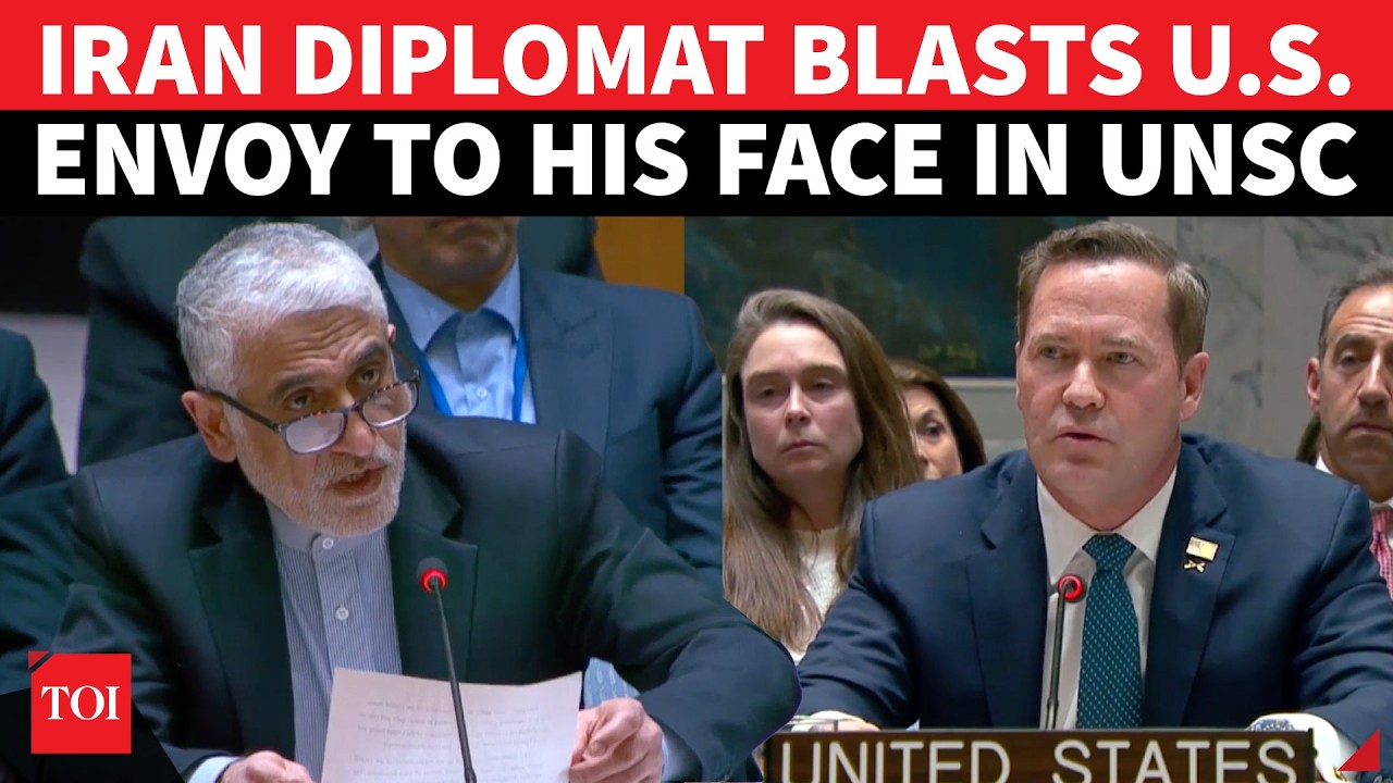 'Your Lies & Fabrications Are Exposed': Iran Diplomat Confronts Israeli & U.S. Envoys In UNSC Clash