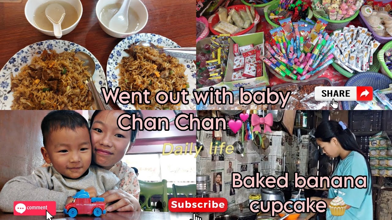 Вышла погулять с сыном 💕🌸 Запеченный банановый кекс 🧁😋 || Семейный видеоблог || Северо-восток || ...