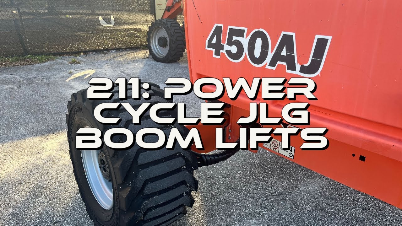 211: Power Cycle JLG Boom Lifts