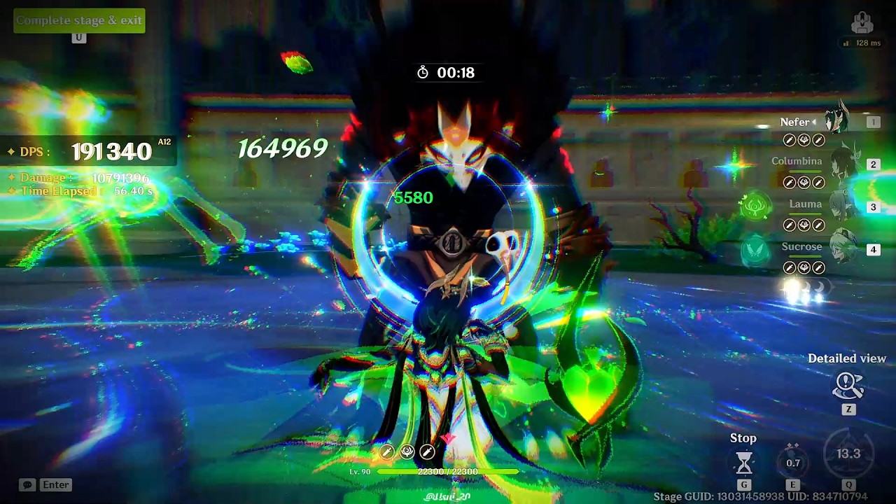 TOP 2% Nefer C0 Hits 191K+ DPS 🔥 Best Team Showcase | Genshin Impact
