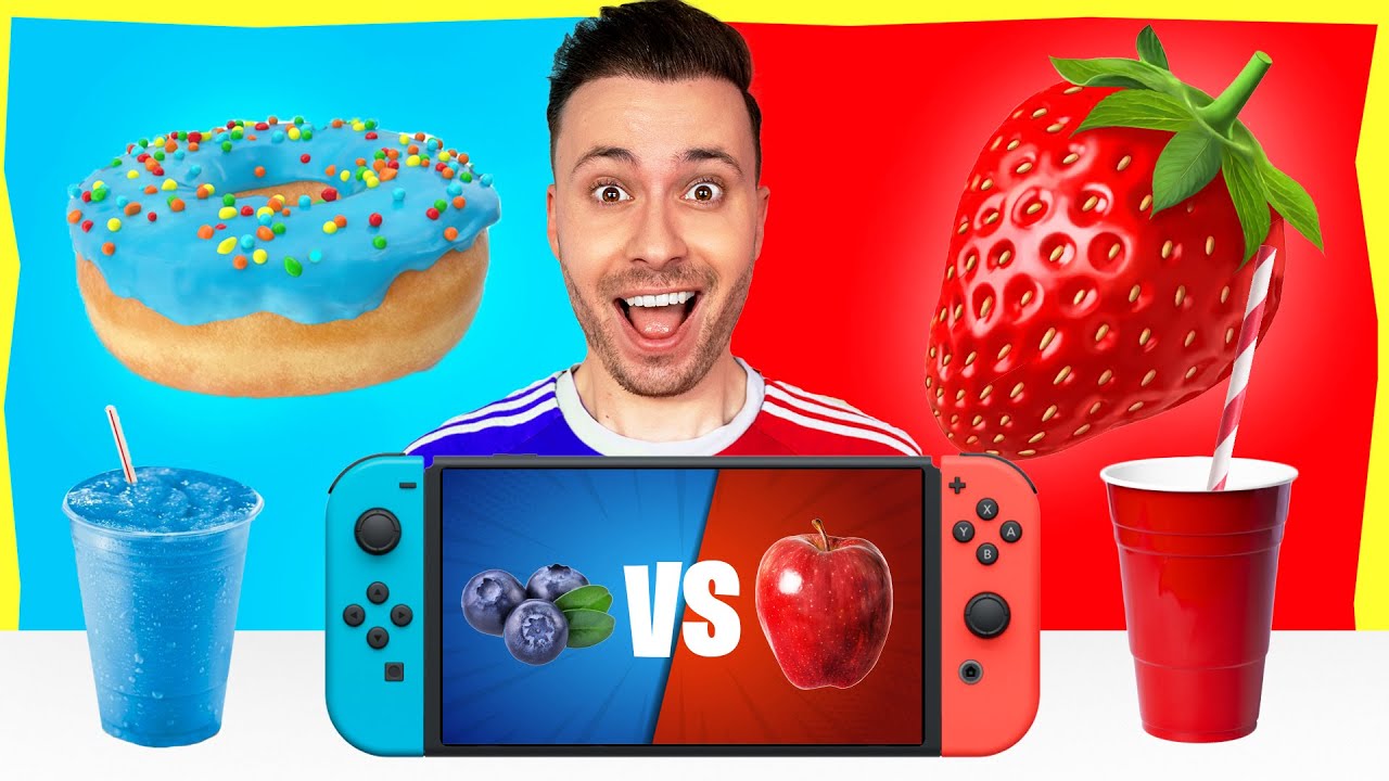 1 DAG BLAUW VERSUS ROOD CHALLENGE!
