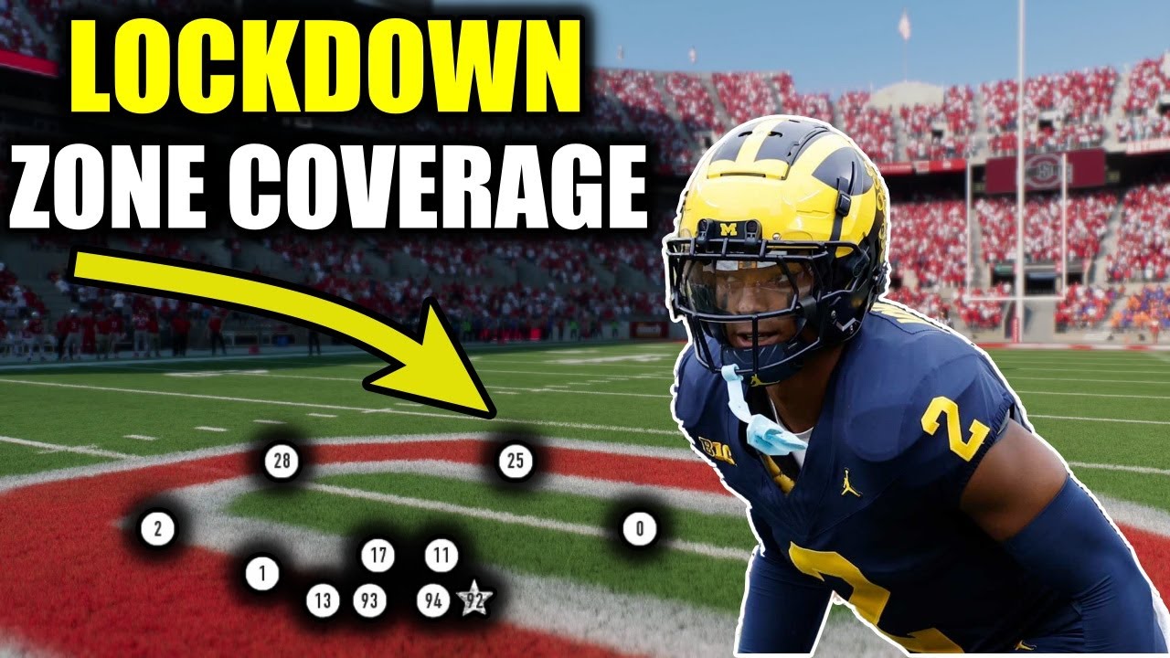 The SECRET To Play ELITE Zone Coverage Defense In CFB 25!