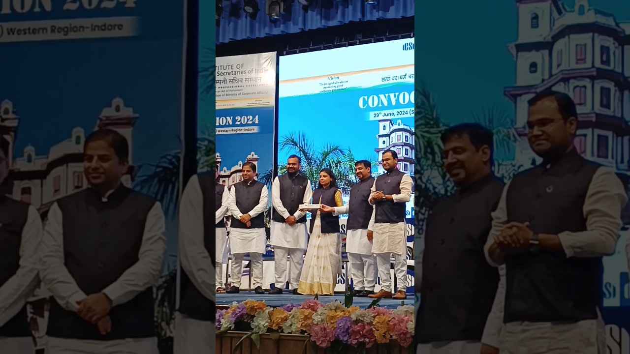 ICSI CONVOCATION 2024 #cs #convocation #icsi #companysecretary
