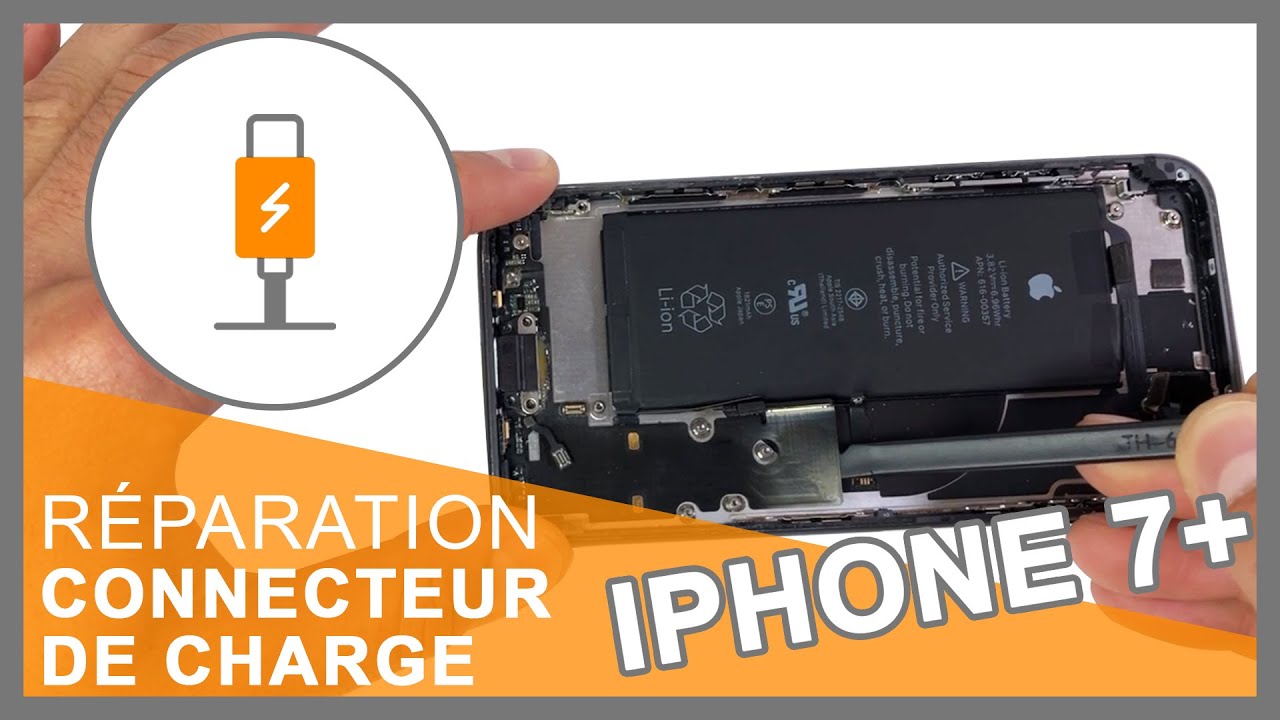 Réparation connecteur de charge iPhone 7 Plus