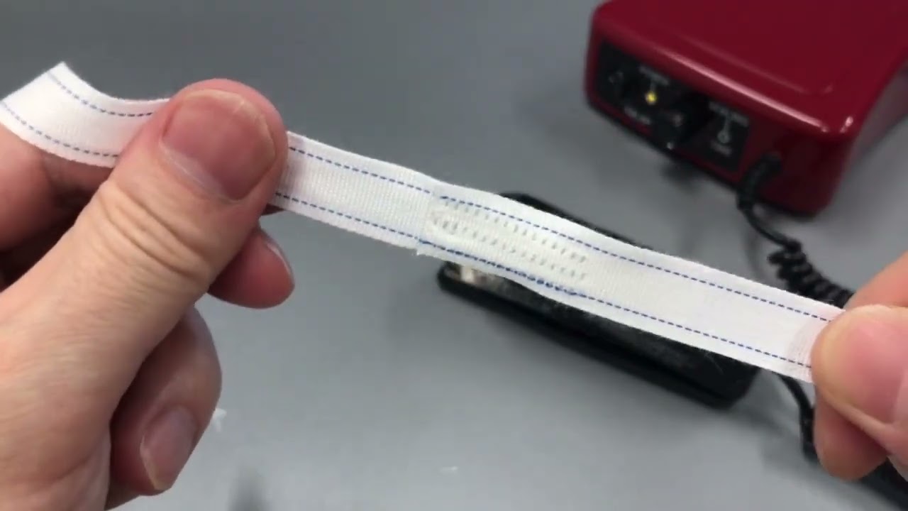 Laundry ironer guide tape connecting tool L-QP-01/How to connect 1