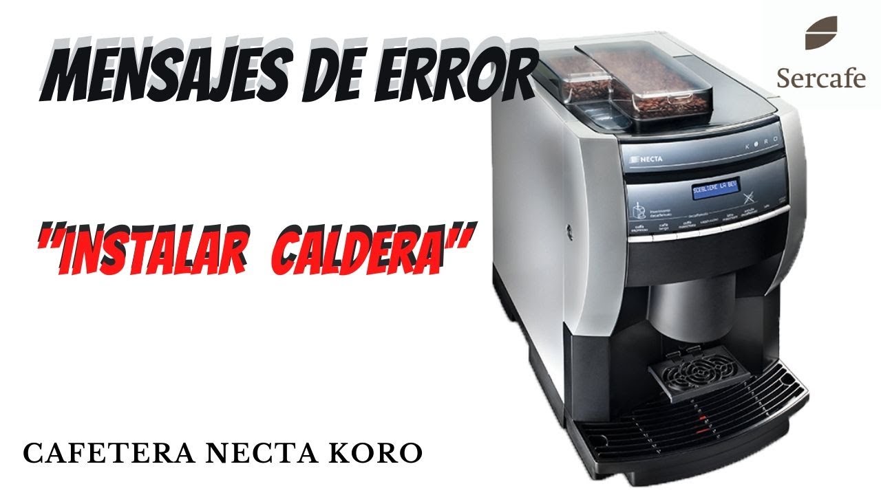 Que hago si me sale este error : ❌ Instalar Caldera en Necta Koro.   Como arreglarlo en 1 minuto.