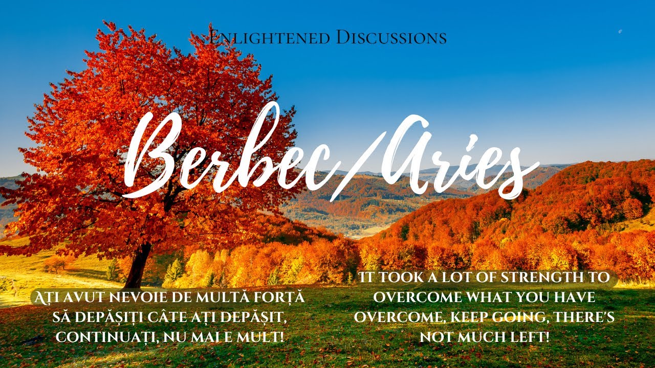 Berbec - Ați avut nevoie de multă forță să depășiți câte ați depășit, continuați, nu mai e mult!