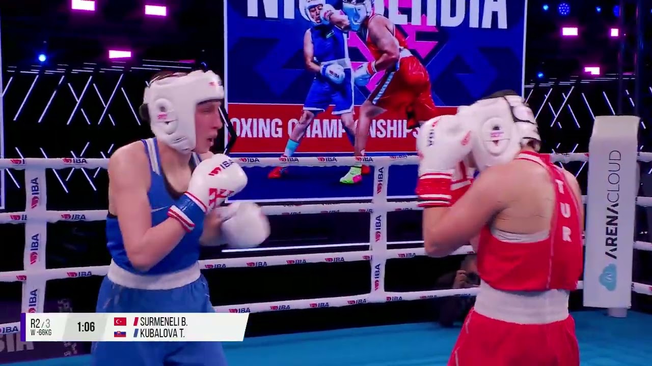 QF W66kg SURMENELI BUSENAZ (TUR) vs KUBALOVA TAMARA (SVK) | IBA WWCHs Niš 2025